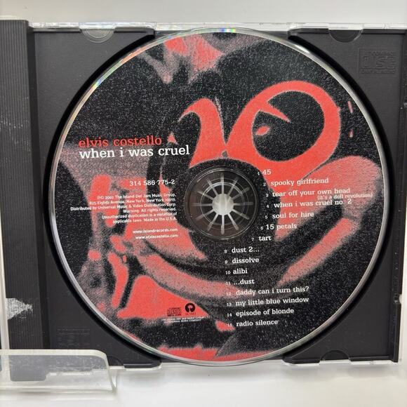 When I Was Cruel by Elvis Costello (CD, Apr-2002, Island (Label)) - Picture 4 of 5